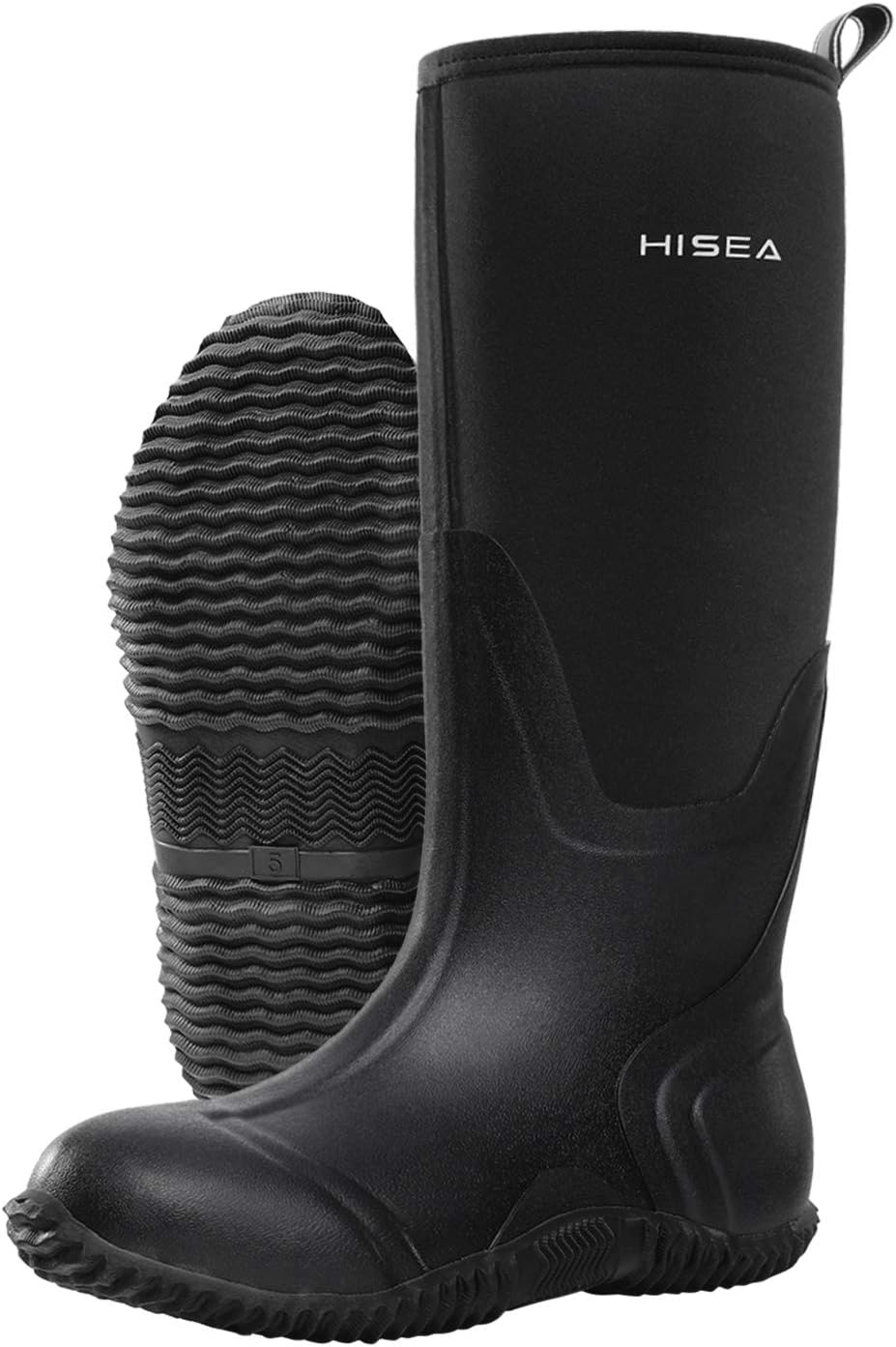 Botas caza impermeables aislamiento media pantorrilla mujer