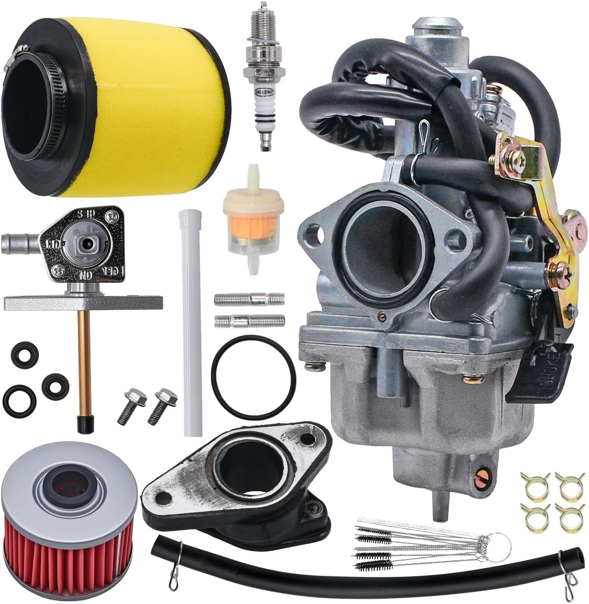 Carburador Honda TRX250 con filtro aire y llave