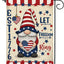 Bandera patriótica gnomo 12x18pulg doble cara 4 de julio