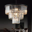 Candelabro cristal K9 20" 7 luces sala comedor