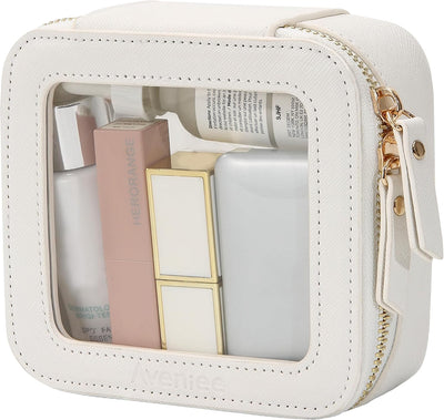 Bolsa maquillaje transparente TSA aprobada con cremallera