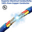 Cable eléctrico 16 AWG 3 núcleos 50 ft flexible UL2464
