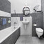 Barra toalla acero inox SUS304 redonda pared baño cocina