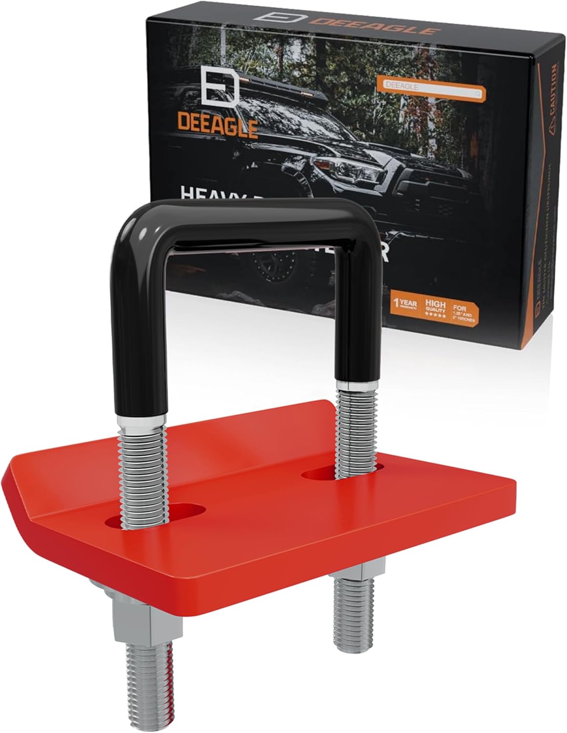 Tensor enganche antitraqueteo remolque 1.25-2" negro