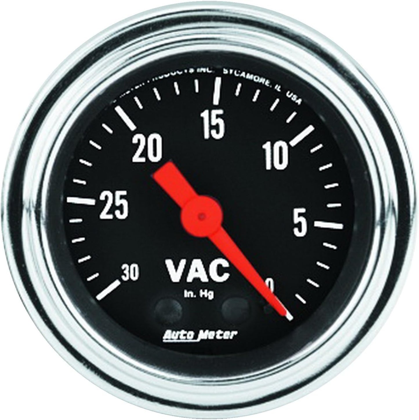 Medidor vacío mecánico cromado 2.3125"