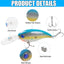 8 Pzas Cebo Popper 3.54/4.0inch para Bass Trucha