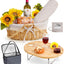 Cesta picnic con mesa manta bolsa enfriadora plegable