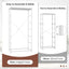 Cómoda dormitorio 6 cajones blancas organizadora