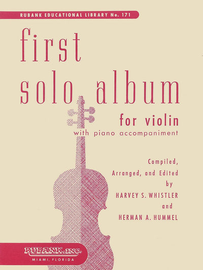 Disco solitario para violín publicado por Rubank