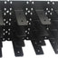 16 Soportes estante en L negros 4" hierro rústico