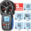 Anemometro digital AI-100 medidor velocidad viento aire HVAC