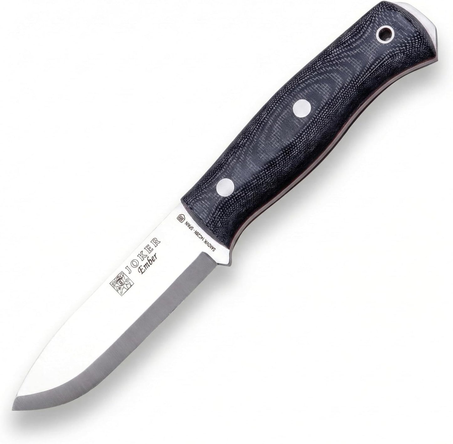 Cuchillo Ember Scandi con hoja acero Sandvik 14C28N 4.13pulg