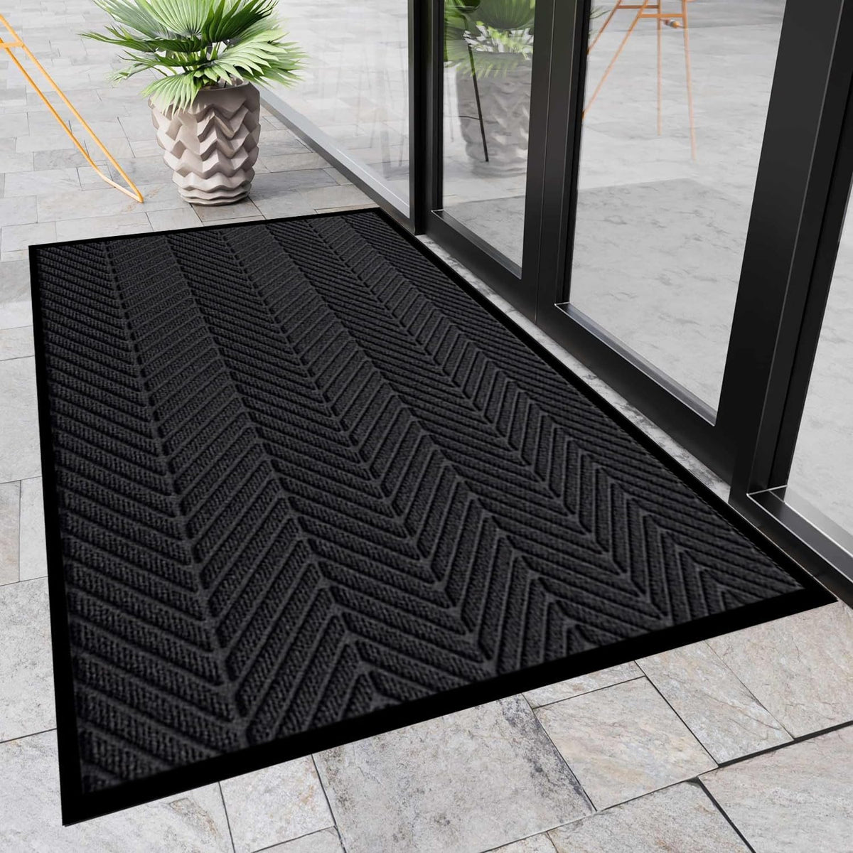 Tapete puerta 4x6ft entrada antiderrap goma