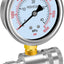 Kit manómetro lavadora presión 3/8" acero inox 6000PSI