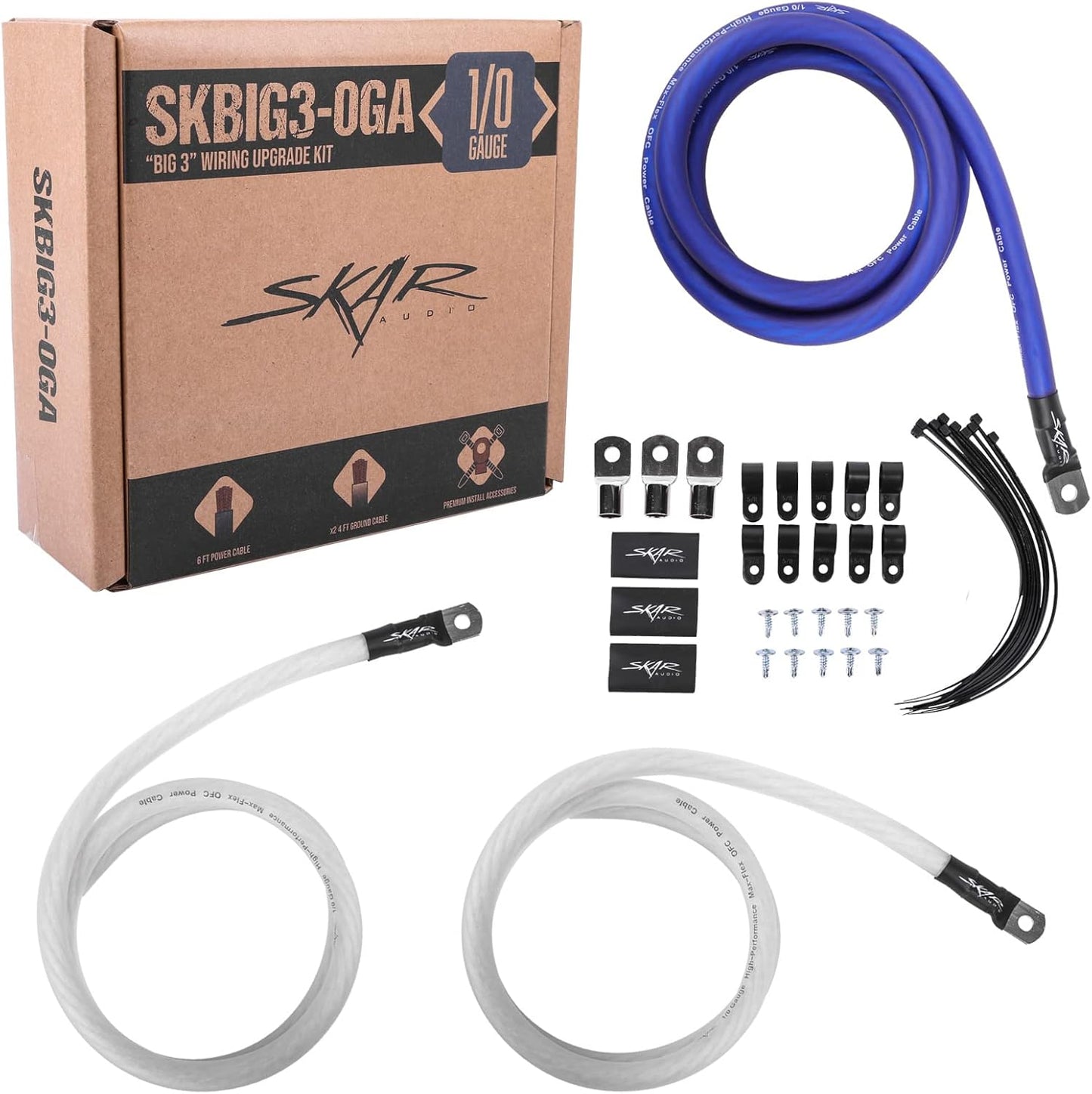 Kit cableado eléctrico Big 3 calibre 1/0 OFC
