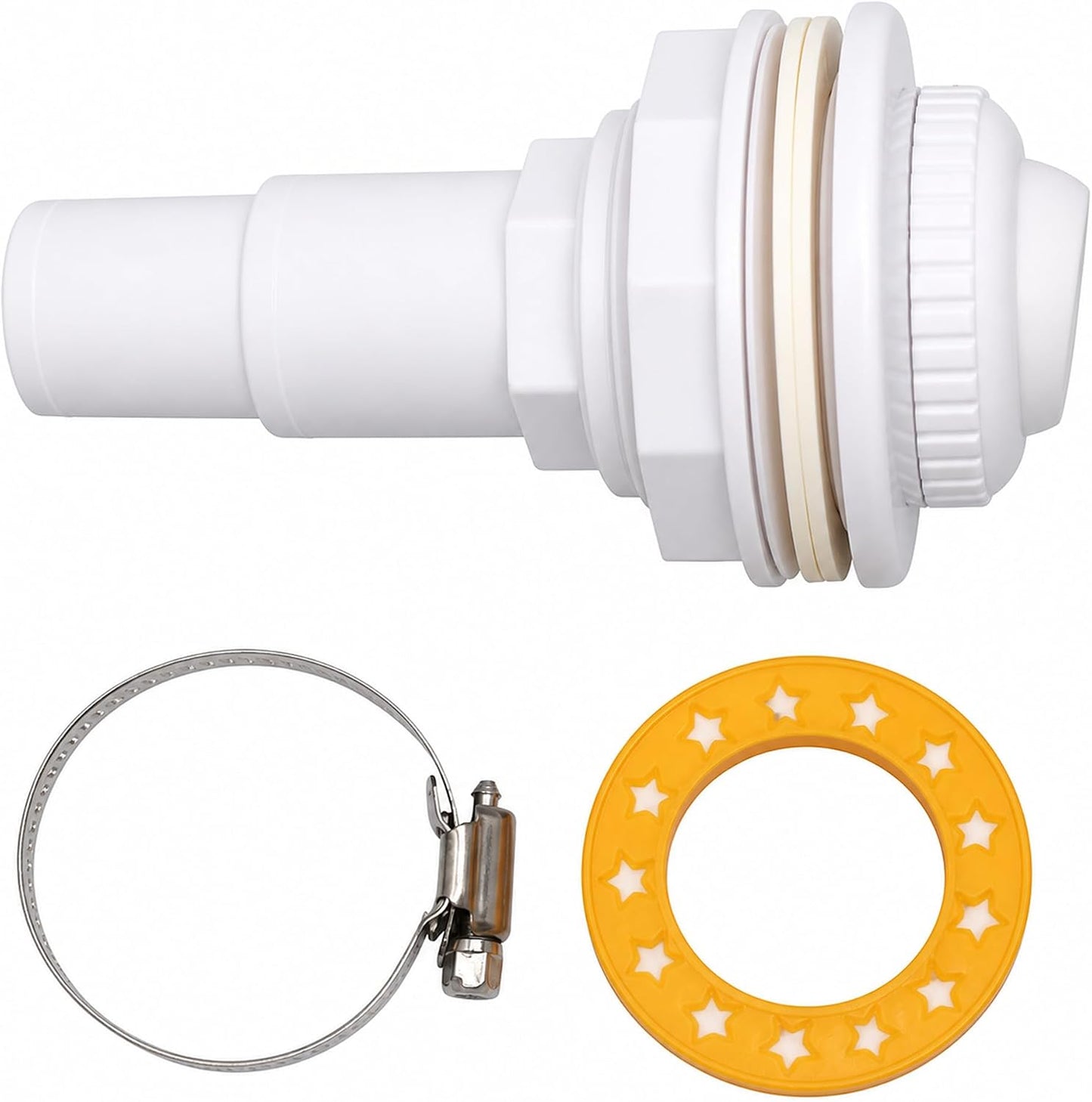 Jet retorno ajustable 1-1/4 y 1-1/2" acero inox
