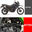 Cubierta térmica tubo silenciador KLR650 08-25 negro
