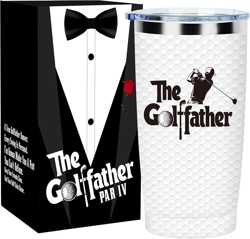 Vaso acero inox 20oz regalo golf para hombre
