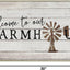Tapete decorativo 17x30pulg diseño bienvenida casa rústica