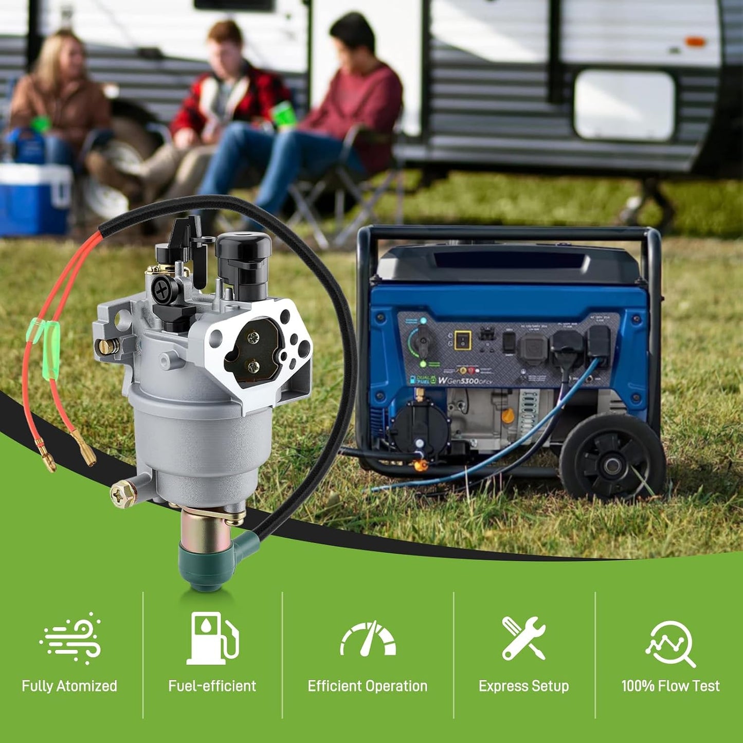 Carburador generador Wen Power ProR390 5000-7000W