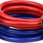 2 Mangueras Goma Lavadora 6ft 3/4pulg Agua Fría y Caliente