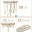 Organiz. pulseras 2 niveles cuero para joyas mujer blanco