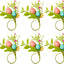 Servilleteros de huevos de Pascua decoración colorida para fiestas y bodas