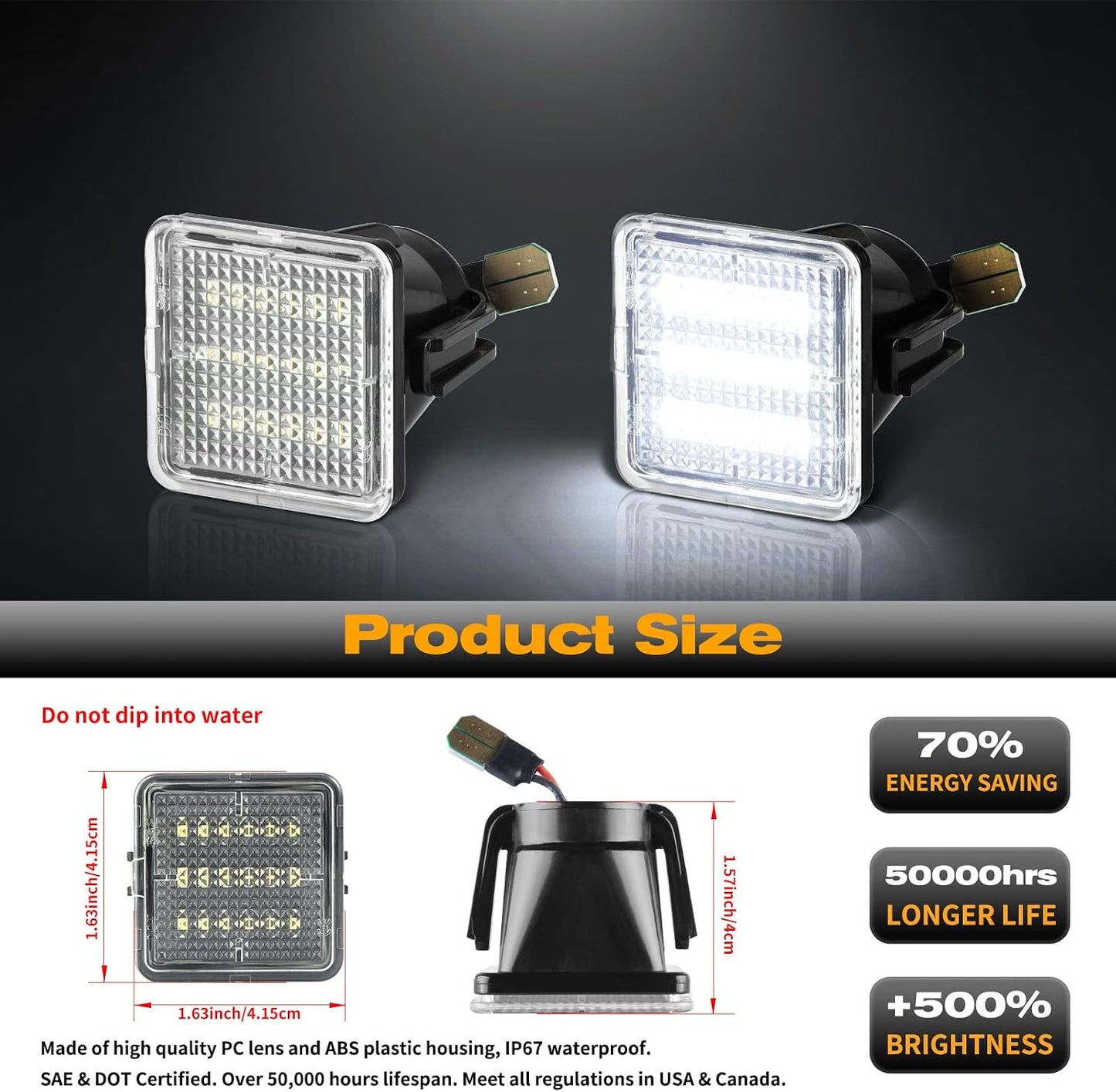 Luces LED matrícula Tundra 14-23 6000K
