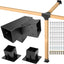 Kit Pérgola Inclinada 15° 4x4 Soporte Techo Madera