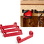Soporte cinta métrica y herramientas para garaje set 4