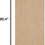 Alfombra lavable exterior 2'3x6'7 natural y crema