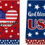 Paños de cocina patrióticos God Bless The USA Juego de 2