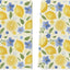 Set 2 Toallas Verano con Flores y Limones 18x26pulg
