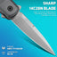 Cuchillo plegable Mermaid II acero 14c28n botón aluminio
