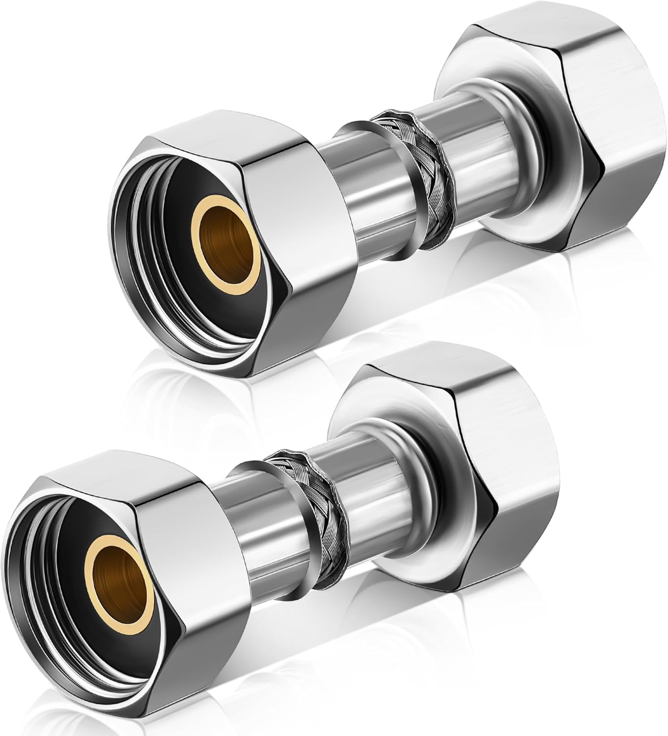 2 Accesorios Fontanería RV Adaptador 1/2pulg Metal
