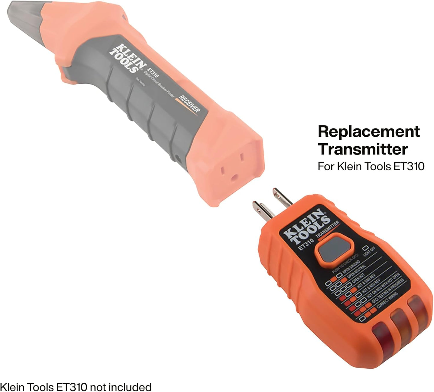 Transmisor reemplazo disyuntores ET310 con probador GFCI