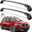 Barras techo cerradura BMW X3 G01 2018-26 aluminio negro