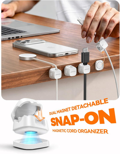 Organizador cables magnético desmontable con cierre