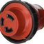 Adaptador enchufe desmontable 15AM a 30AF rojo