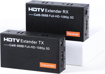 Extensor HDMI por cable Ethernet 200pies 1080p 60Hz