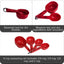 Set 4 Tazas Medidoras Anidadas Rojo