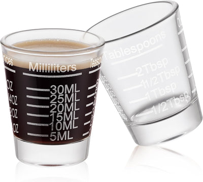 Vasos chupito vidrio pesado 1oz 2 cucharadas