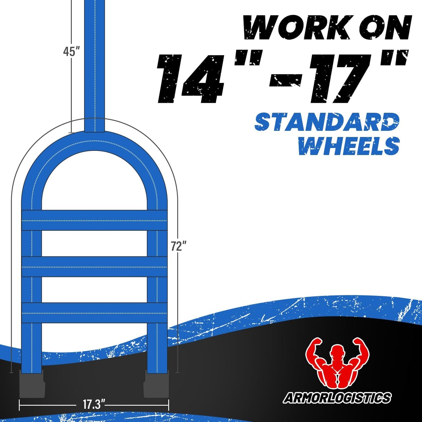 Correas canasta remolque con gancho 2 pzas 14-17" 10000lb