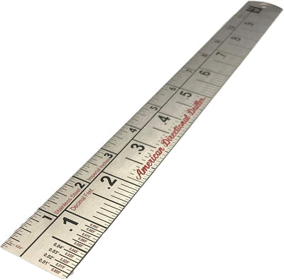 Regla ingeniero acero inox 1 pie 12pulg