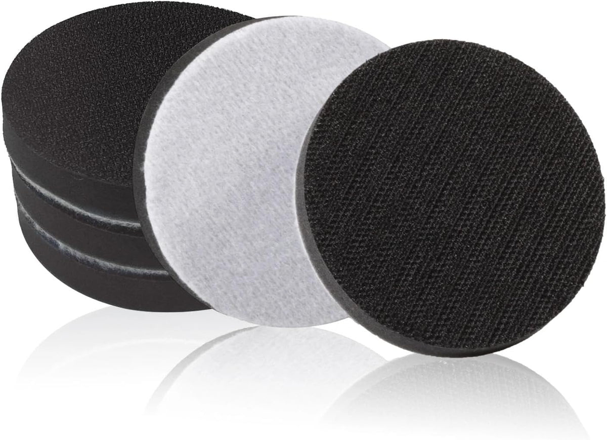 5 Almohadillas espuma gruesa 3pulg para lijadora orbital