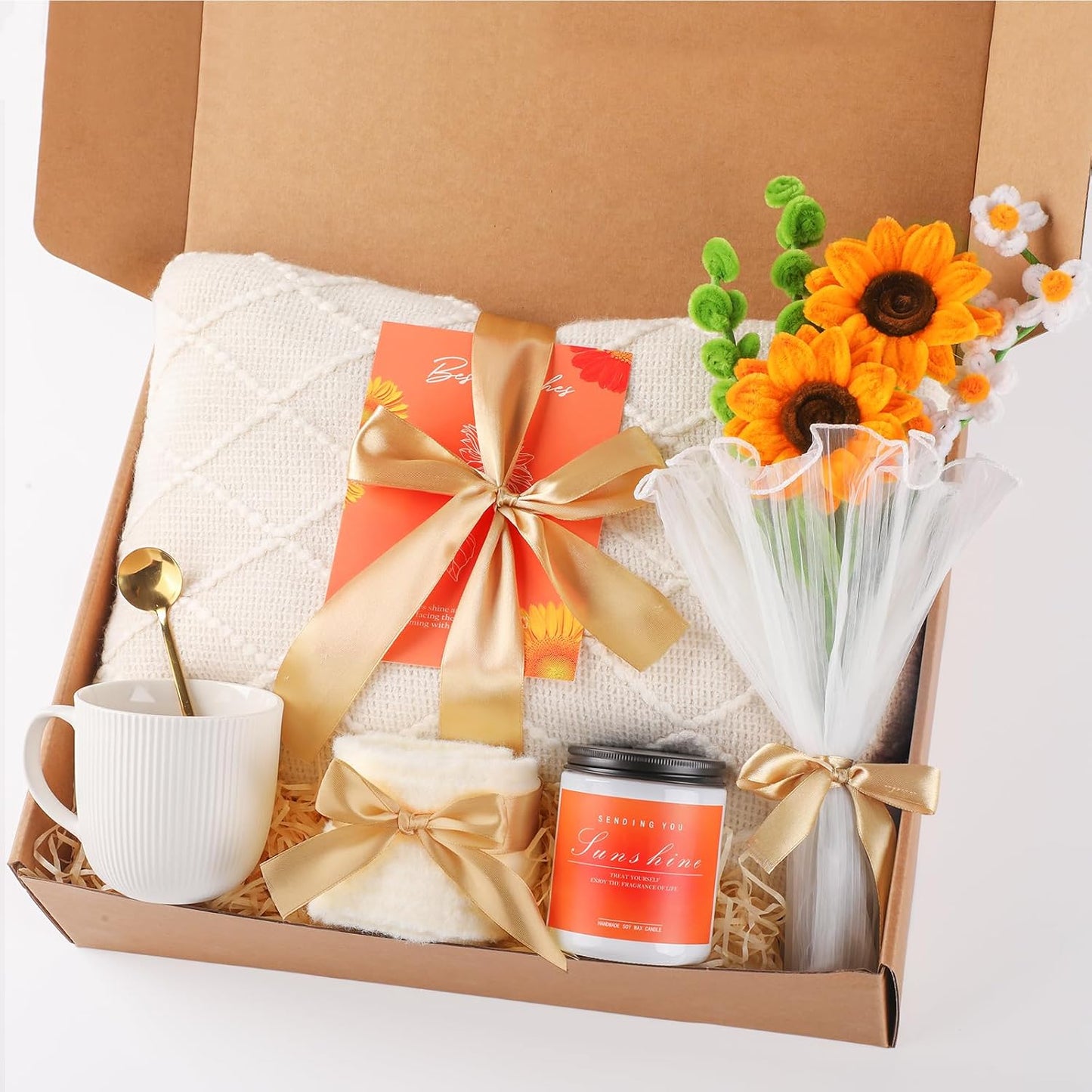 Caja regalo para mujer con cesta de abrazo