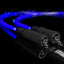 Accesorio rave fibra óptica LED giratoria 360° Poi