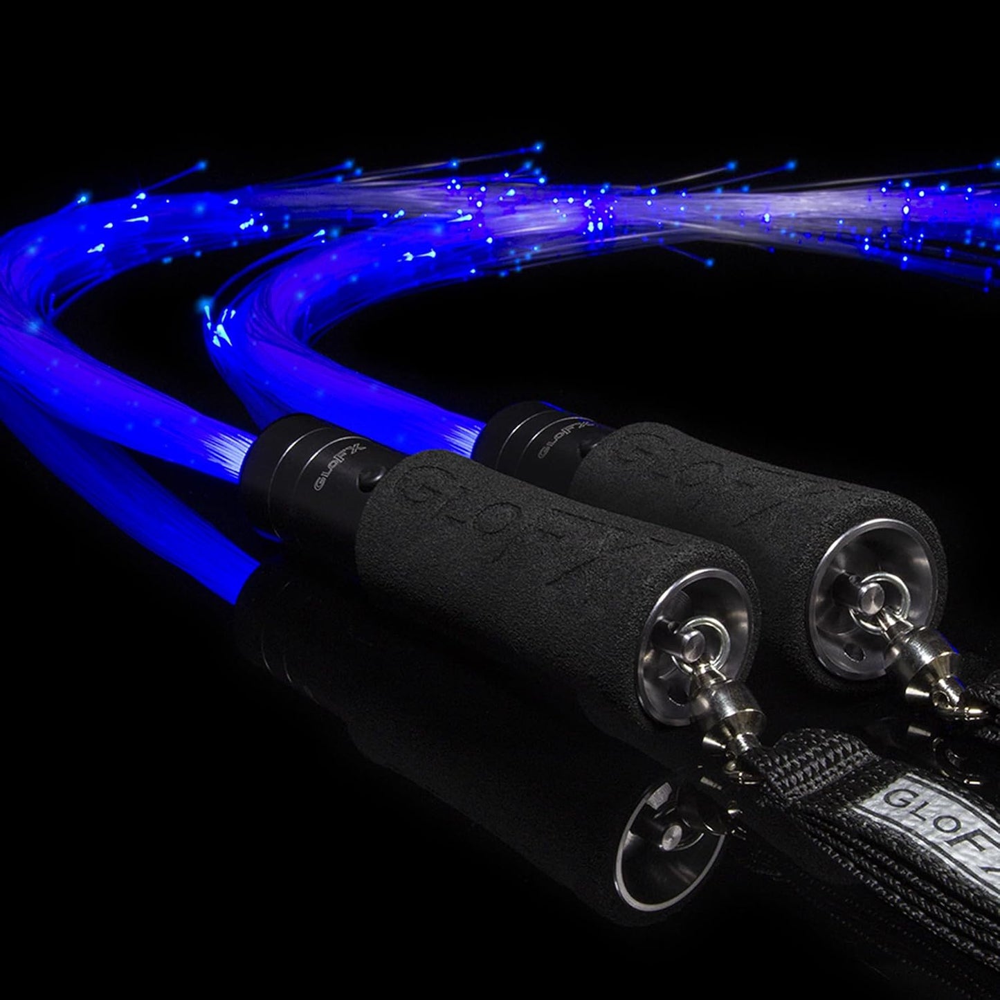 Accesorio rave fibra óptica LED giratoria 360° Poi