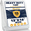 Lona Impermeable 12x16ft 16mil Resiste UV y Desgarros