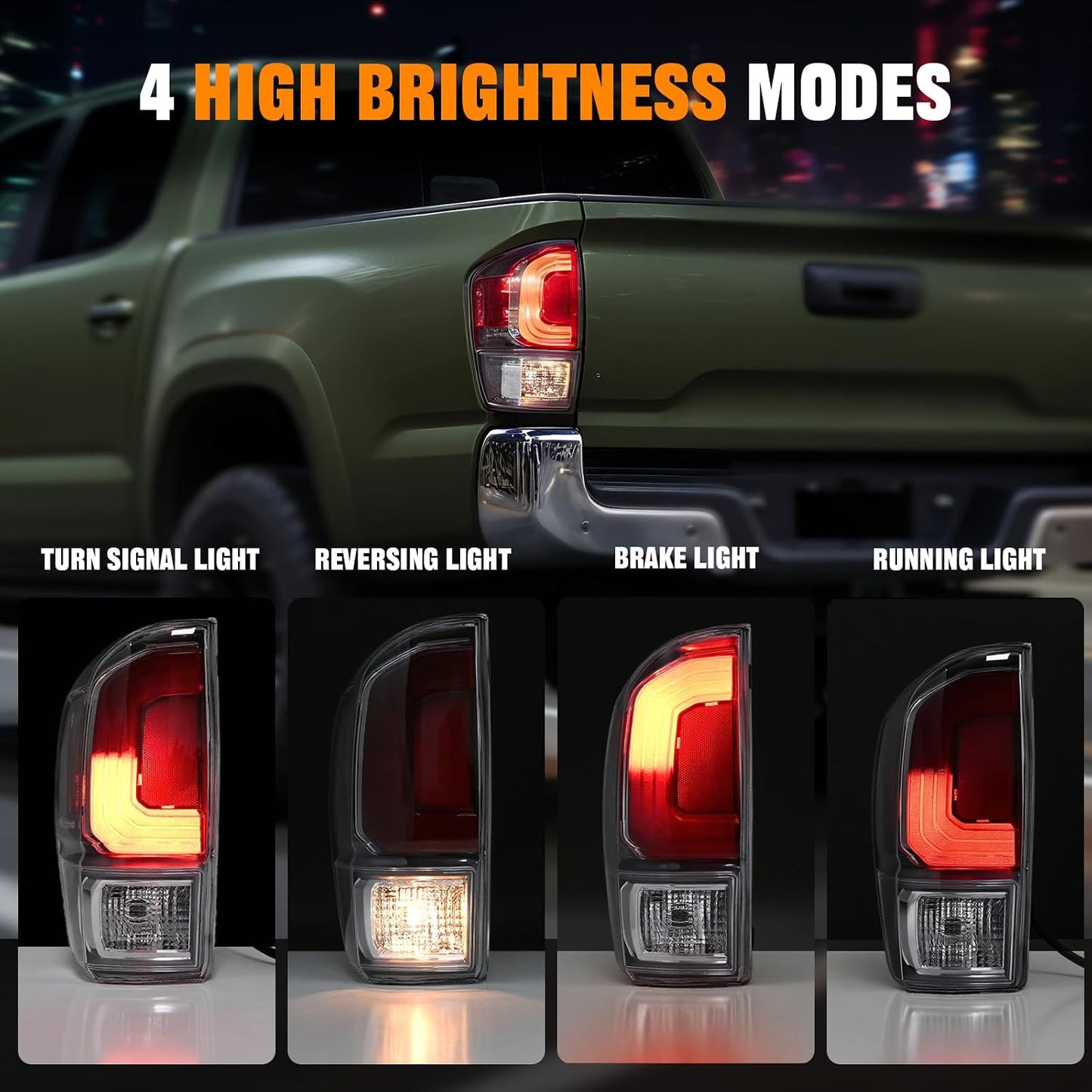 Conjunto luz trasera Toyota Tacoma 16-23 izq conductor